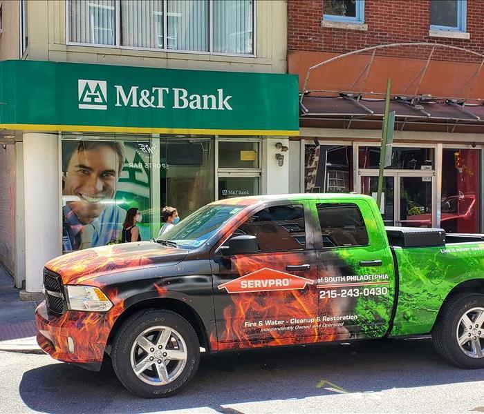 SERVPRO helping with the board up of a building in Philadelphia, PA.