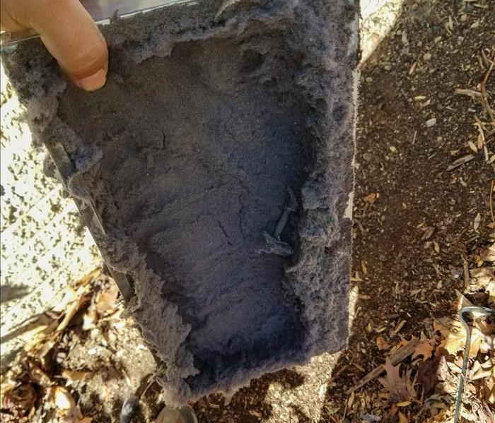 Dirty air vent covered in dust in a Philadelphia home